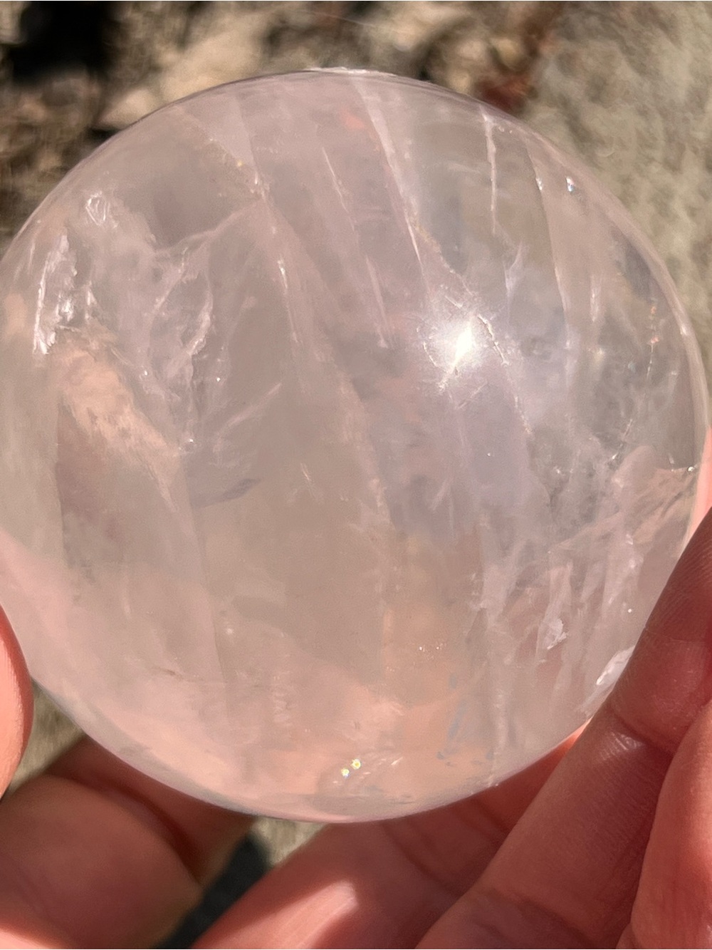 Starlight (13) Rose Quartz Sphere | crystal